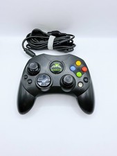 Original Xbox OEM S Type Black Controller OEM TESTED Original Small V2