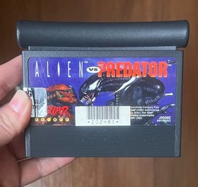 Atari Jaguar Alien VS Predator Game Cartridge Tested Working Manual 2 Overlays