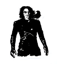 THE CROW - Cut Sticker Decal Movie Horror Film Brandon Lee The Crow
