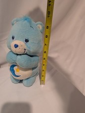 Vintage Care Bears Bedtime Bear Plush Blue Stuffed Animal 13"