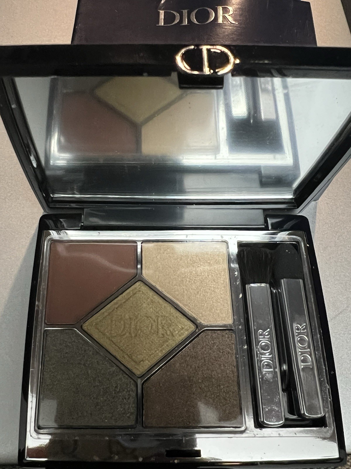 Dior Diorshow 5 Couleurs Khaki 343 Eyeshadow Palette $75 Value-image