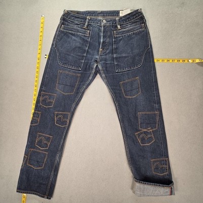 Evisu Jeans Mens Selvedge Lot 2008 Embroidered Fits 32x30 | eBay