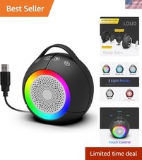 Portable Plug-N-Play Laptop Speakers: Loud Volume Stunning RGB Dynamic Light