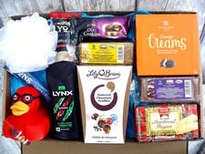 Mens Gift Pamper Hamper Set For Him Lynx, Chocolates & Treats Box His Birthday
