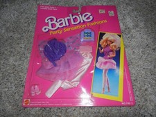 1989 BARBIE PARTY SENSATION FASHIONS NRFP 716-2