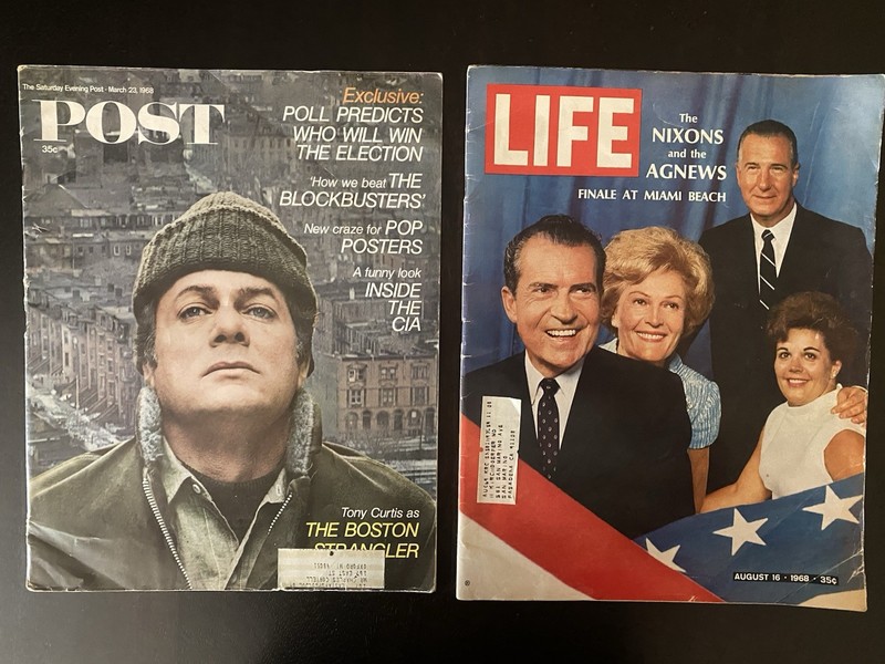 LIFE & POST Magazine 1968— Election year issue Politics, Illustrated