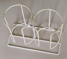 Vintage Denby Potters Wheel Cup Holder Rack Fits 6 Small Tea Coffee Cups 17cm
