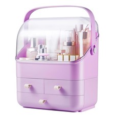 Large Makeup Organizer w Drawers Beauty Organizer Makeup Box Holder Vanity Or...