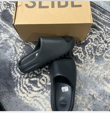 Brand New Onyx Yeezy Slides Size 10 Comes With Box And Tags