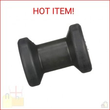 Attwood 11210-1 Boat Trailer Rubber Keel Roller, Black, 4 inches