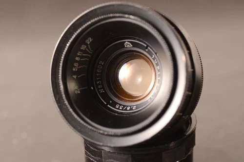 Jupiter 12 Serviced CLA USSR Wide-Angle Black Lens M39 L39 Biogon Zorky FED EXC+