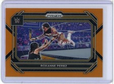 2023 PANINI PRIZM WWE WRESTLING ORANGE PRIZM ROXANNE PEREZ /99