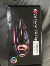 Car Interior LED Strip Lights Kit 8 Million Color RGB w/ Wireless Remote Control