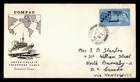 DR WHO 1963 GB ISLE OF WIGHT COMPAC TELEPHONE CABLE FDC? TO CANADA w29394
