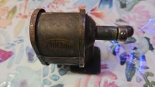 Antique 1920's Chicago Desktop Pencil Sharpener MADE IN USA Awesome Patina!