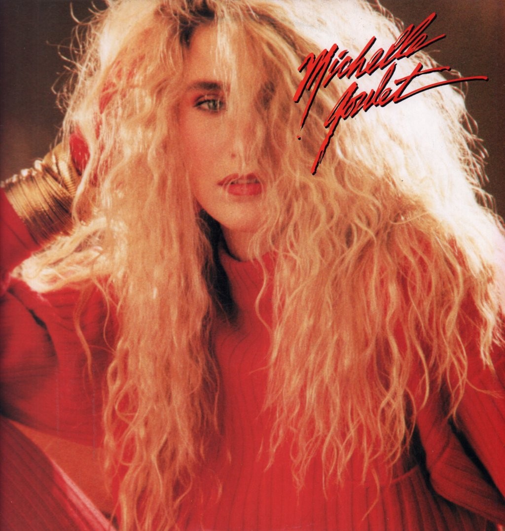 Michelle Goulet Self-Titled LP vinyl Japan Island 1986 promo with insert