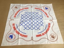 Vintage Smokey the Bear Pro Rodeo Cowboys Handkerchief Bandana Scarf RARE