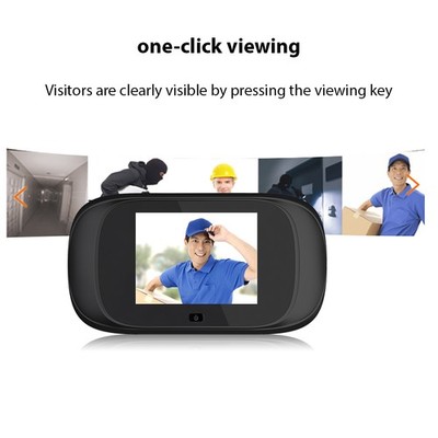 Digital Door Viewer Front Door Peephole Camera 2.8in Color Display Screen Mo SET