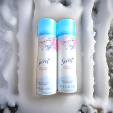 SECRET POWDER FRESH AEROSOL 24 HOUR ANTIPERSPIRANT 6 oz CAN LOT of 2