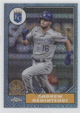 2022 Update 1987 Topps Chrome Silver Pack Series Mojo Blue Andrew Benintendi kq9