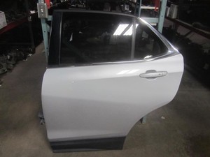 18-24 CHEVY EQUINOX Left Driver Side REAR Door w/privacy tint glass Silver 636R