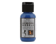 Mission Models Transparent Blue Acrylic Hobby Paint (1oz) [MIOMMP-168]