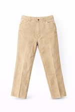Vintage 80s Levi's Men's 558 For Cowboys Beige Denim Jeans Made In USA Sz 38x30