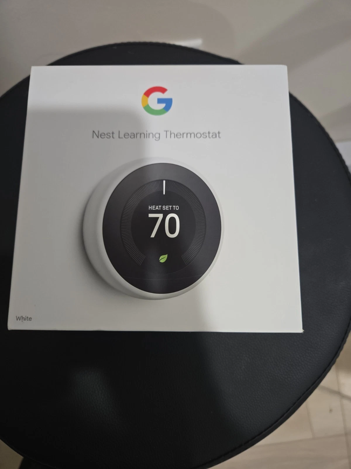 Google Nest 3rd Gen Learning Thermostat White (without Shrink Wrap)
Opens in a new window or tab
