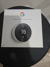 Google Nest 3rd Gen Learning Thermostat White...