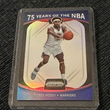 Moses Moody 2021-22 Prizm #22 Silver 75 Years Of The NBA Golden State Warriors