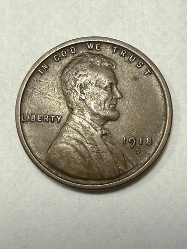 ** 1918-D LINCOLN CENT- VF+  (UPGRADE THAT SPOT IN YOUR SET)  PRICED TO SELL **