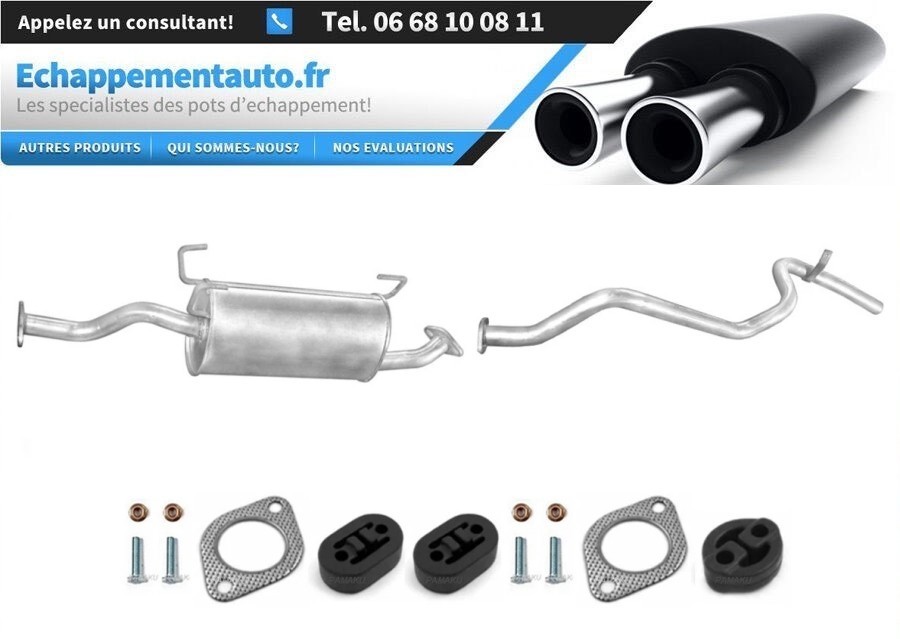 Échappement Hyundai H100 2.4 résout les bruits de moteur et fuites du bus 1993-2002