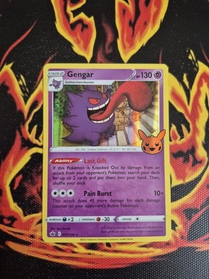 Pokemon Karte Card Gengar 057/198 Trick or Trade 2022 NM STAMPED