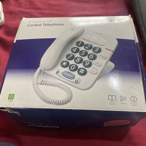 BT Big Button 100 Phone Working Telephone