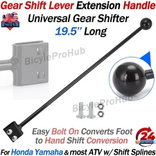 19.5 Hand Gear Shifter Extension Lever Gear Shift Lever For Honda Yamaha ATC TRX