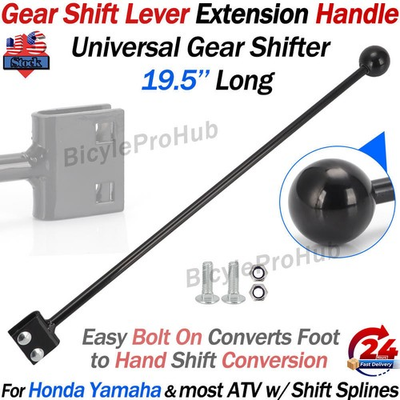 #ad 19.5 Hand Gear Shifter Extension Lever Gear Shift Lever For Honda Yamaha ATC TRX $42.31