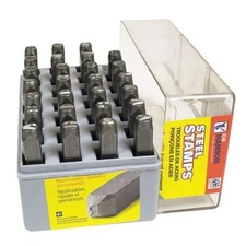 CH Hanson 26200 - Stamp Set-1/8" Dot Design Letter 27Pcs.