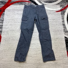 Carhartt Cargo Relaxed Rugged Canvas 103574 Pants 32 Blue Gray Y2K 32x32 Mens