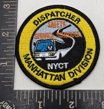 Parche Despachador NYCT División de Tránsito de Nueva York Horario de Servicio de Seguridad Coser