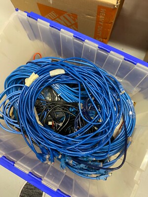 ETHERNET CAT5e RJ45 Network PATCH CABLES - 6FT Color Varies
