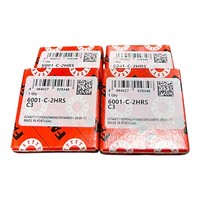 4X Fag 6001-C-2HRS-C3 Rillenkugellager 12X28X8 Mm Kugellager