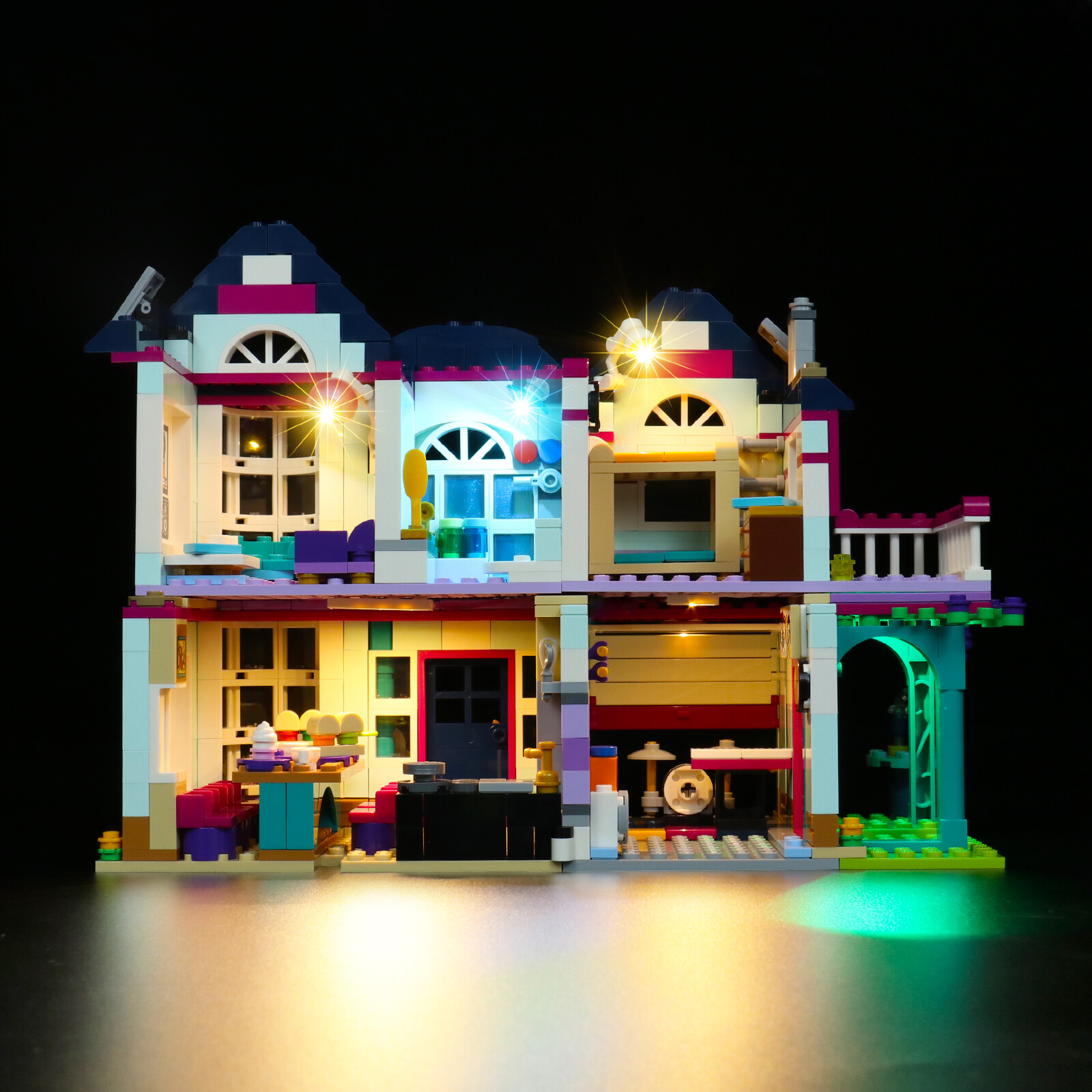 BrickBling LED Light Kit for LEGO Andrea's Family House 41449 Decor Lighting Set