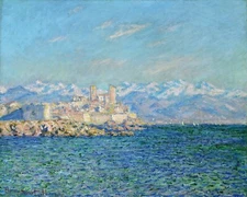 Claude Monet Antibes Afternoon Effect Giclee Canvas Print 8x10 Landscape Art