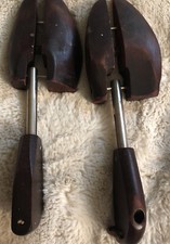 Vintage Shoe Keeper No 4 Gene Rochester Shoe Tree Co. Split Toe Wooden Granny