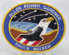 NASA Discovery STS 51-A Allen Fisher Gardner Hauck Walker NASA Space Crew Patch 