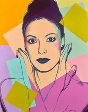 ANDY WARHOL Poster or Rolled Canvas Print "CAREN KEIN"