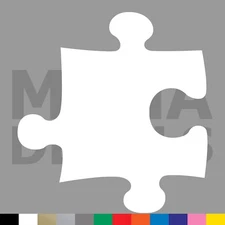 Puzzle Piece Vinyl Die Cut Decal Sticker