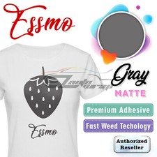 Matte Gray Heat Transfer Vinyl HTV T-Shirt 20" Wide Roll Iron On / Heat Press
