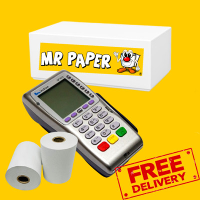 VX670 PDQ Rollen / Kreditkarten Maschinenrollen (Box mit 20 Rollen)