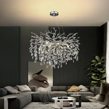 Modern Crystal Chandelier Luxury Ceiling Fixtures Pendant Lighting Home Decorate